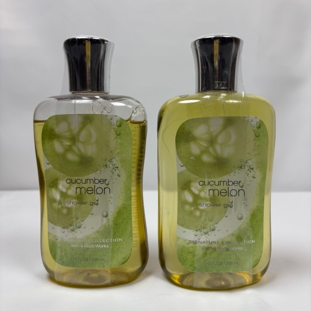 Lot of 2 Bath & Body Works Cucumber Melon Shower Gel 10 fl oz Signature SEALED